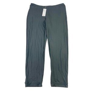Eileen Fisher Viscose Jersey Slim Ankle Pant Womens Size M Graphite Gray